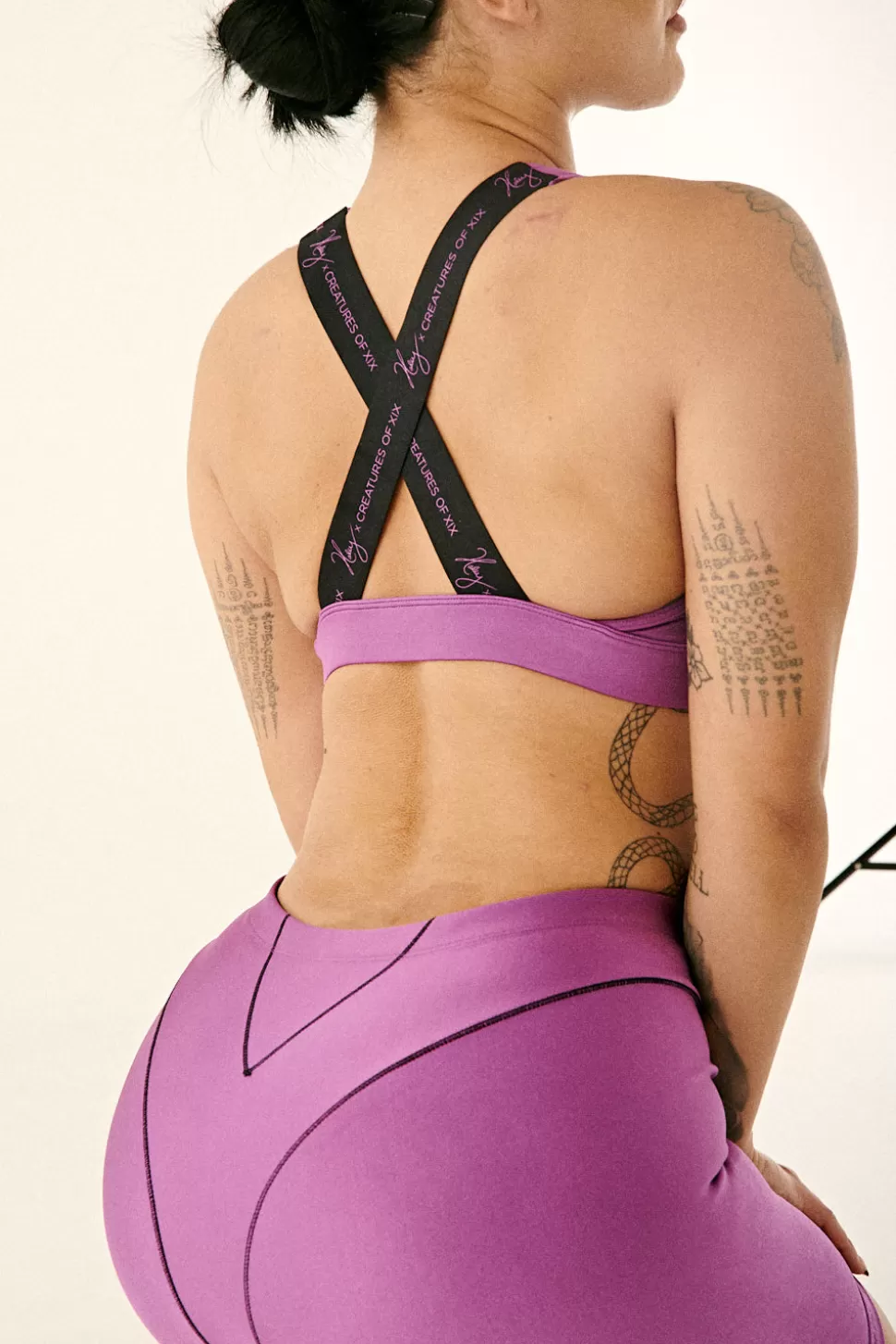 Women CXIX Tees & Tops*Haley Crossover Sports Bra - Purple