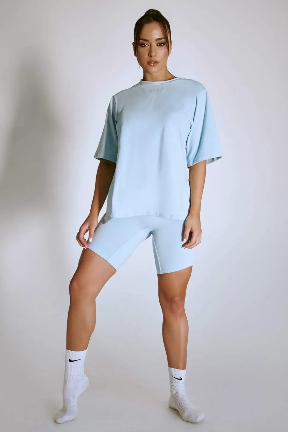 Women CXIX Tees & Tops*Luxlounge Oversized T-Shirt - Baby Blue