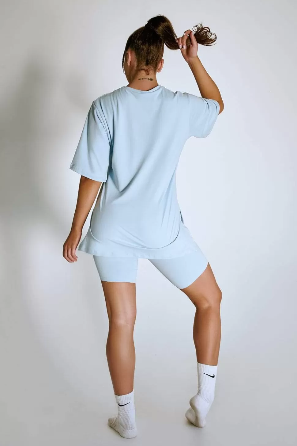 Women CXIX Tees & Tops*Luxlounge Oversized T-Shirt - Baby Blue