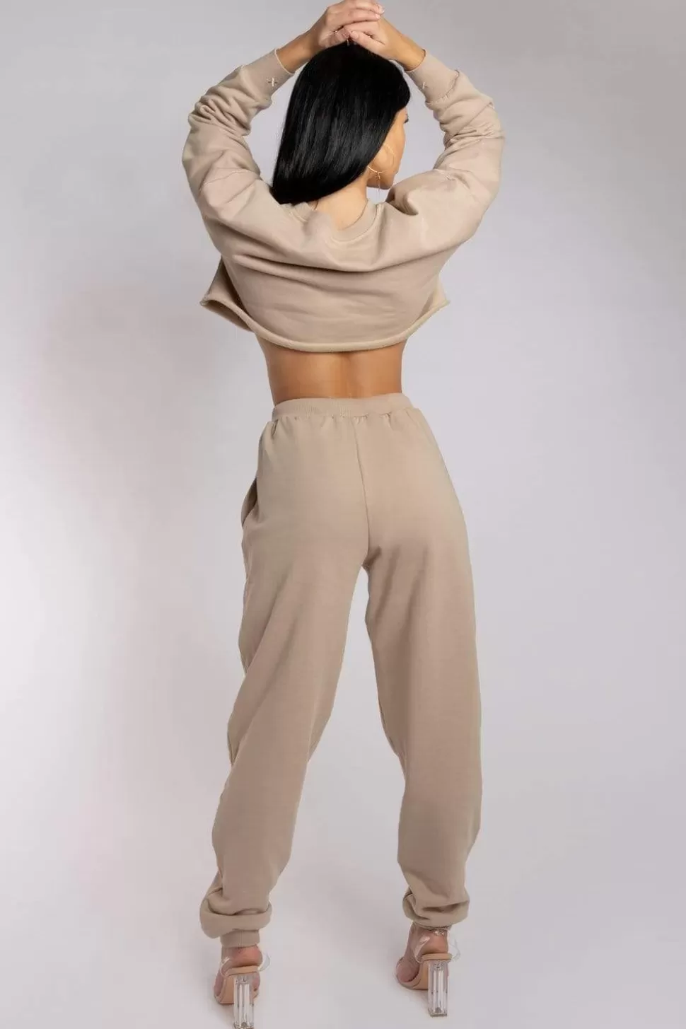 Women CXIX Joggers & Jumpers*Oversized Cropped Jumper - Fawn