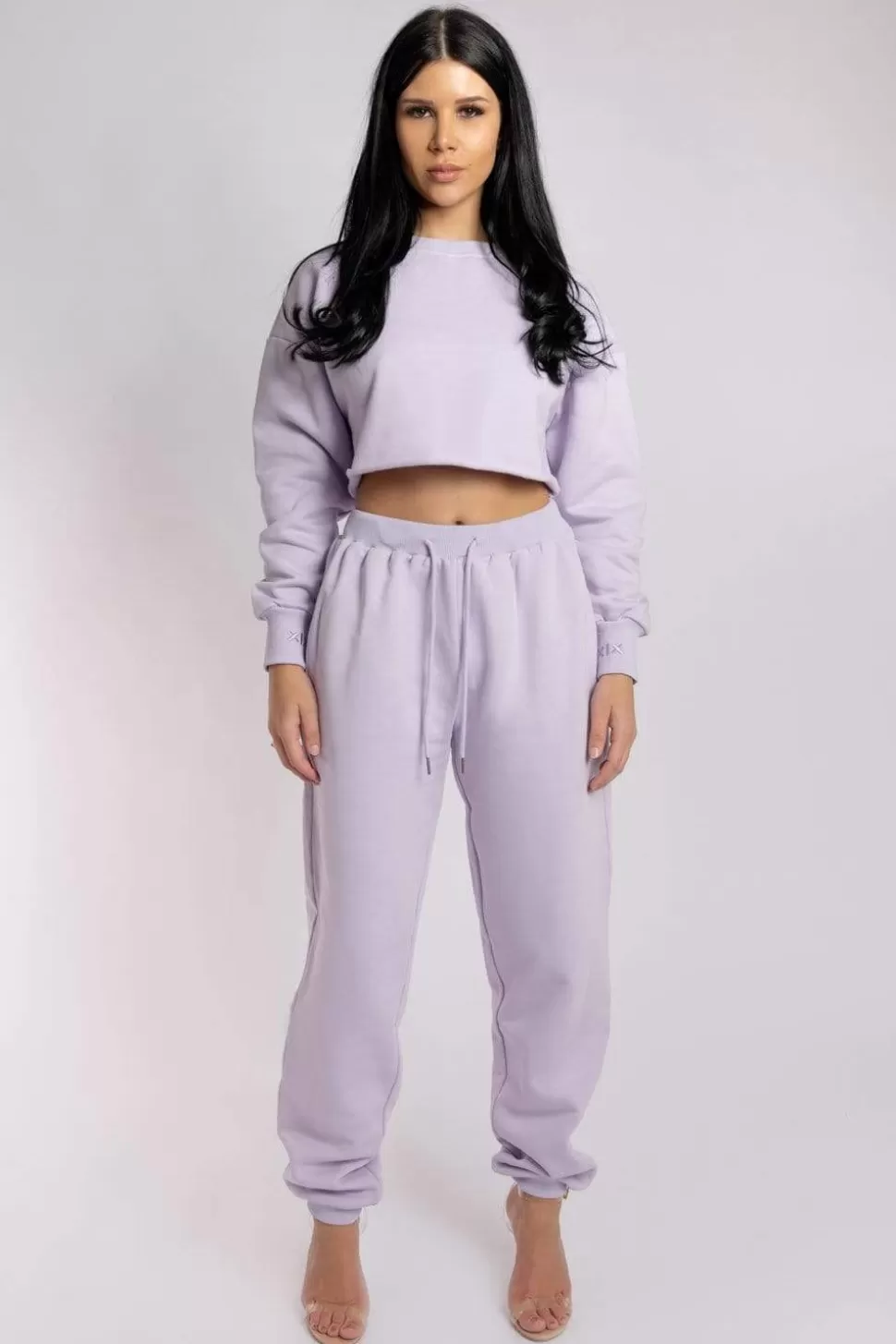 Women CXIX Joggers & Jumpers*Oversized Cropped Jumper - Lilac