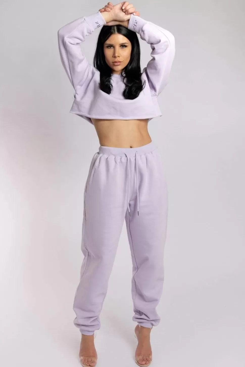 Women CXIX Joggers & Jumpers*Oversized Cropped Jumper - Lilac