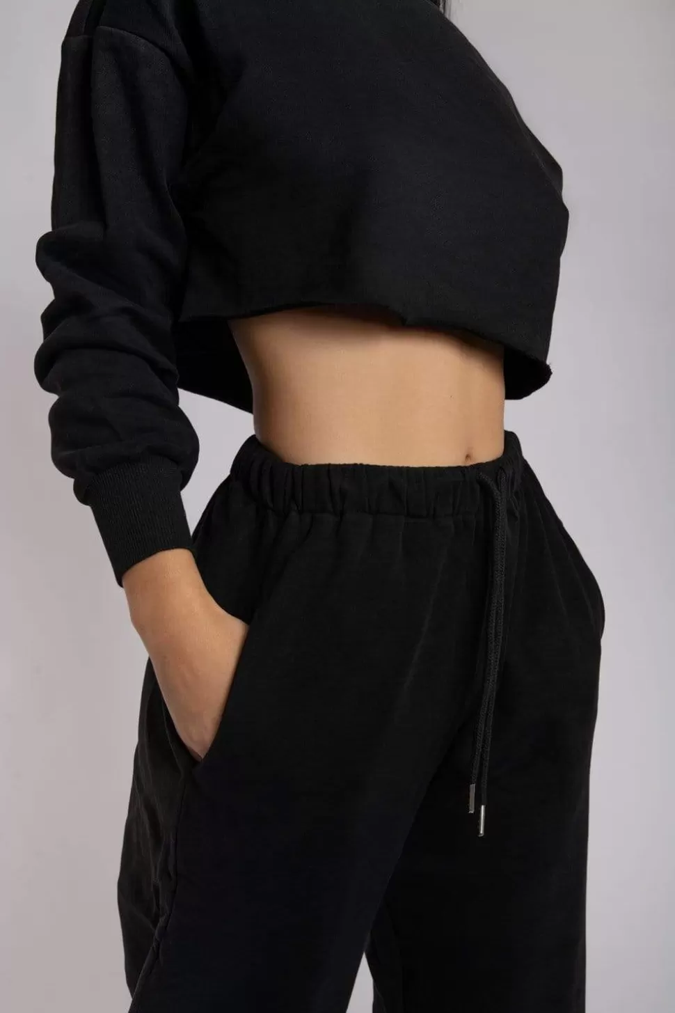 Women CXIX Joggers & Jumpers*Oversized Jogger Bottoms - Black