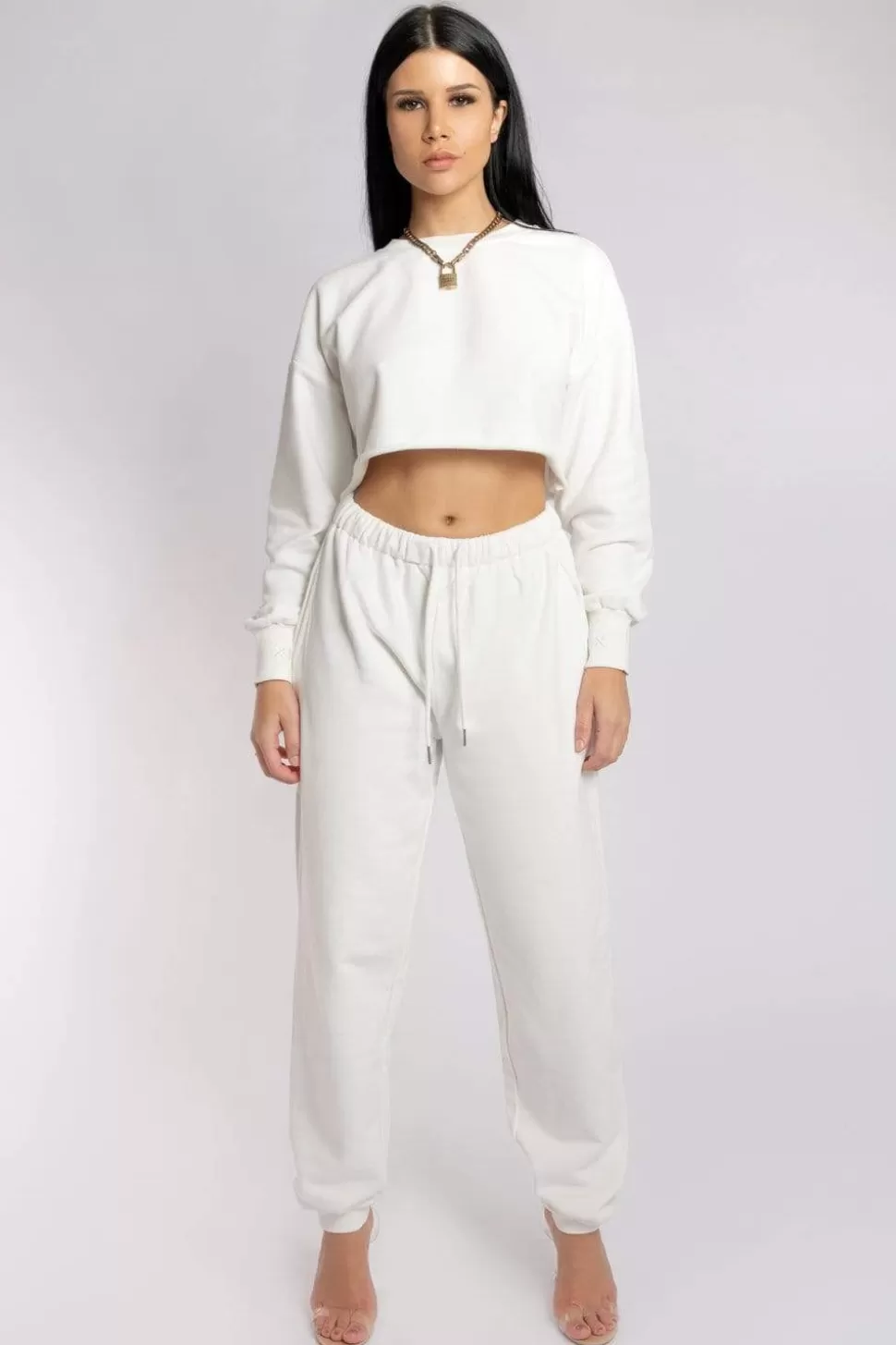 Women CXIX Joggers & Jumpers*Oversized Jogger Bottoms - Ecru