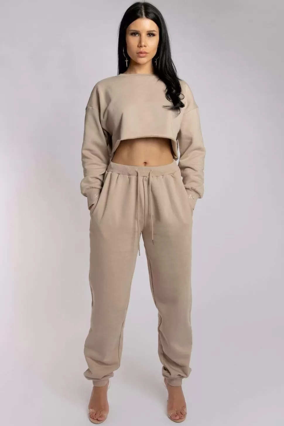 Women CXIX Joggers & Jumpers*Oversized Jogger Bottoms - Fawn