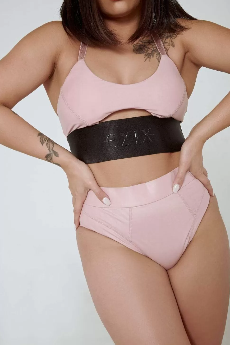 Women CXIX High Waisted Bottoms*Riding Solo High Waist Bottoms - Pink