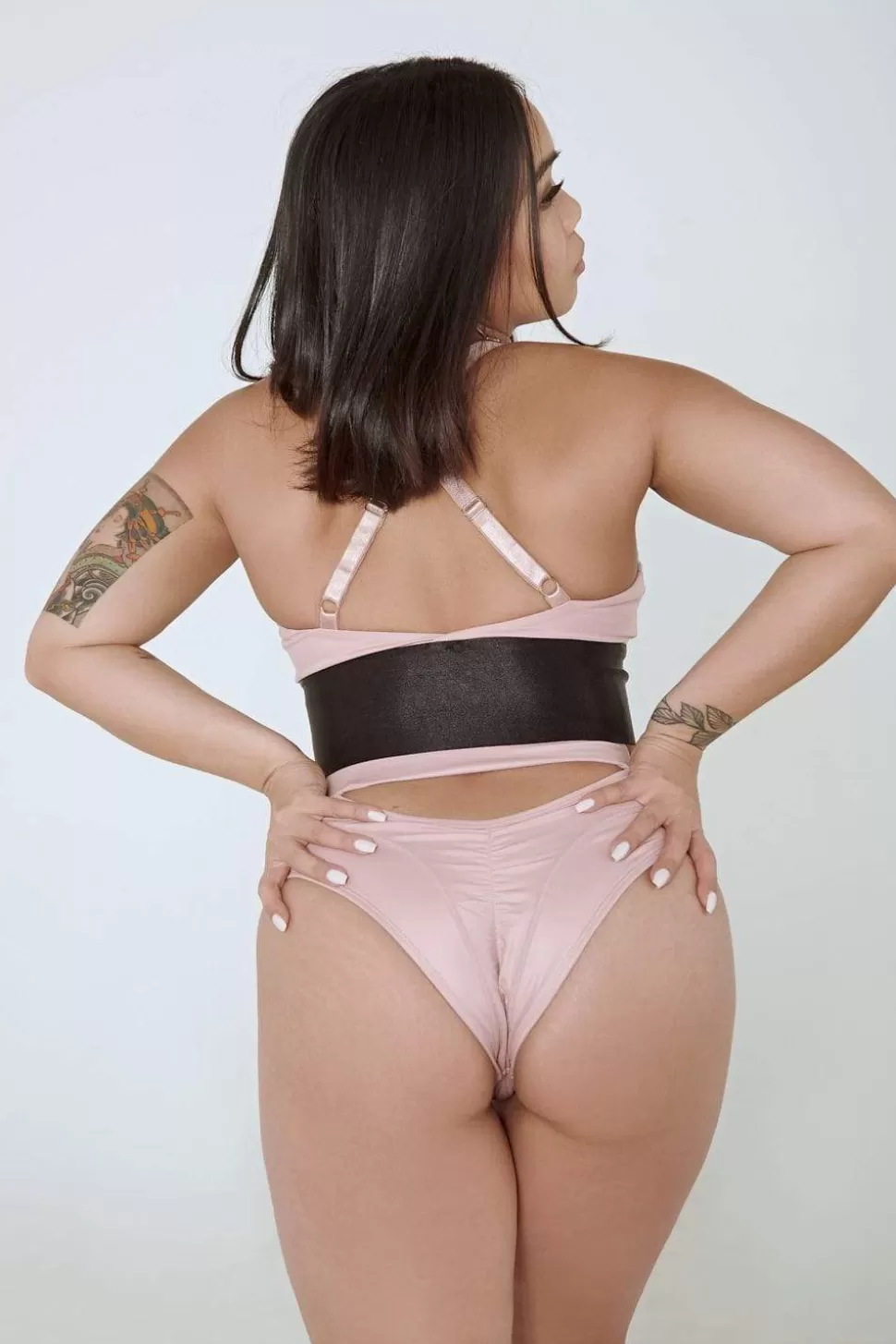 Women CXIX High Waisted Bottoms*Riding Solo High Waist Bottoms - Pink