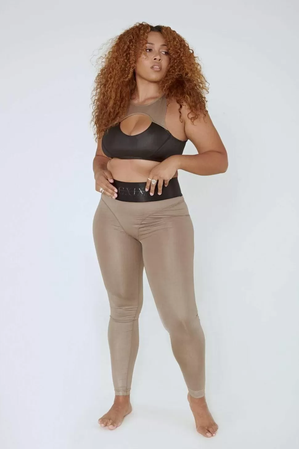 Women CXIX Leggings & Bikers*Snatched Leggings - Mink