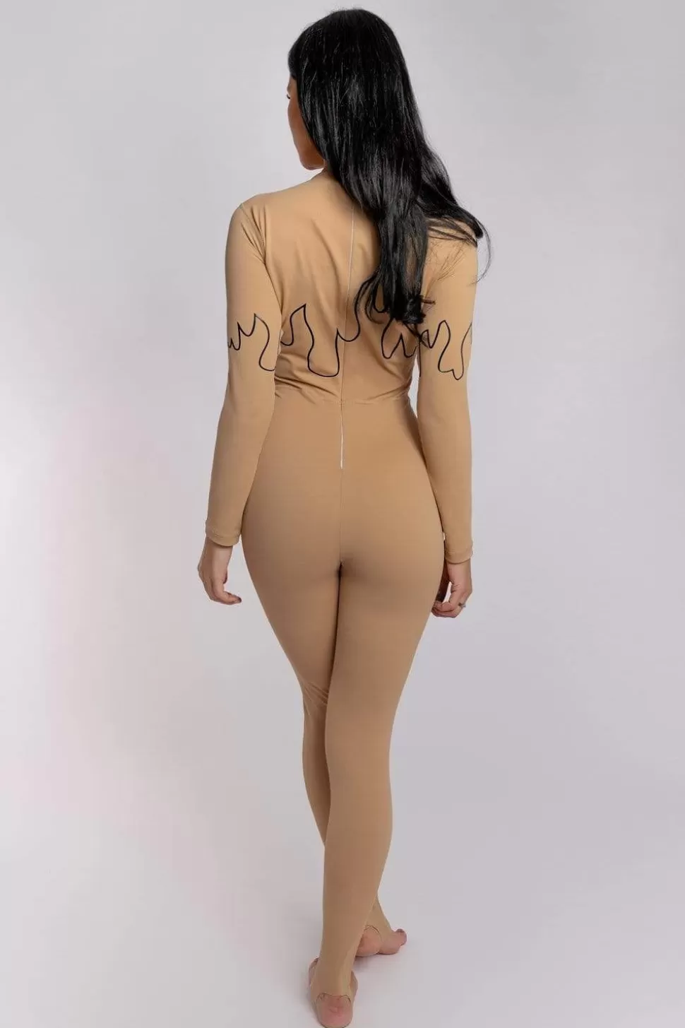 Women CXIX Body & Jumpsuits*Stay Fire Jumpsuit - Sand & Black