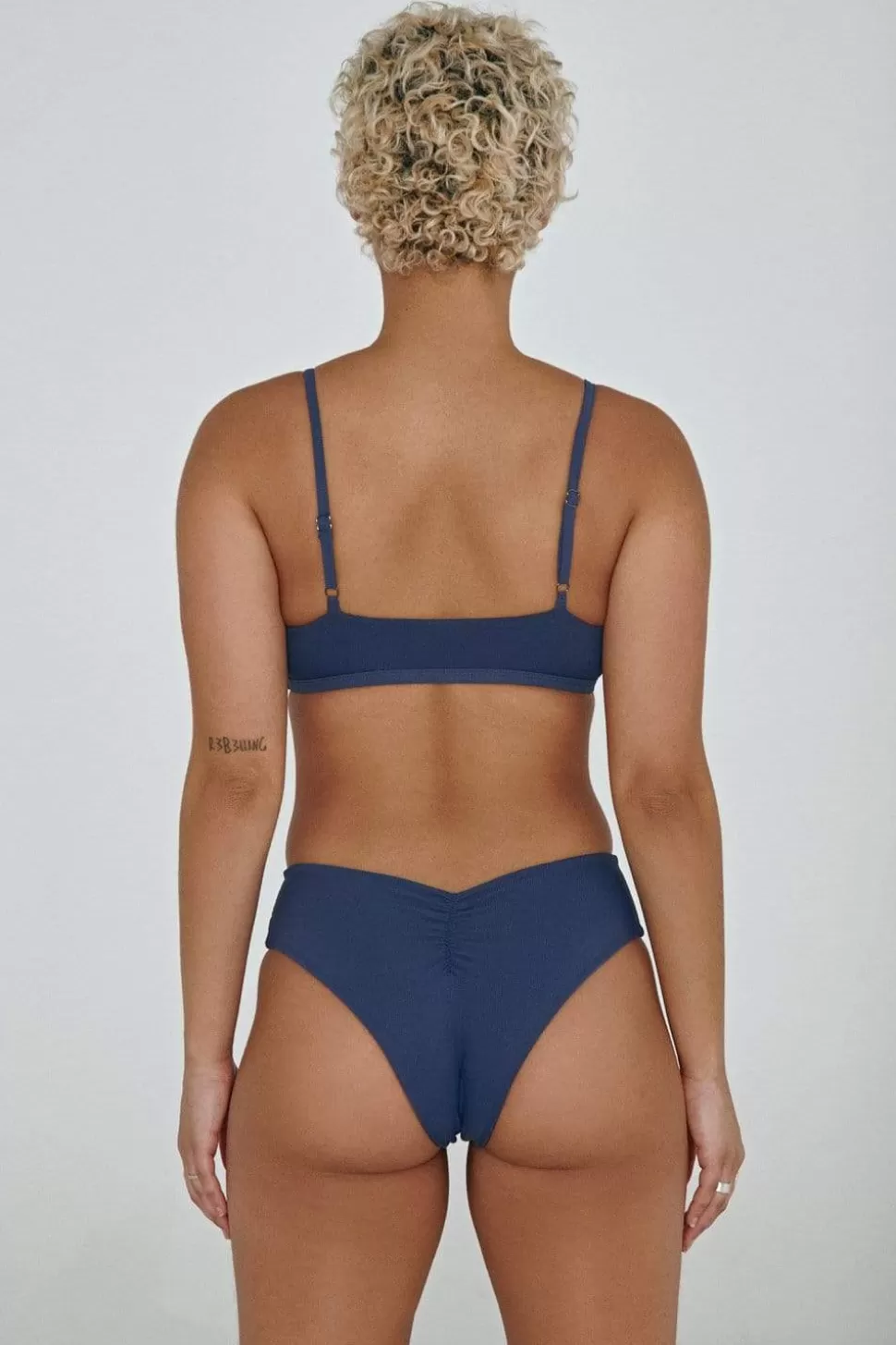 Women CXIX Cheeky Bottoms*The Hills Bottoms - Ribbed Navy